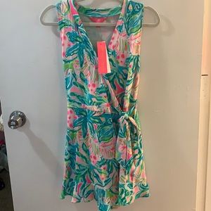 Lilly Pulitzer Rilla Wrap Romper One In A Melon Size S